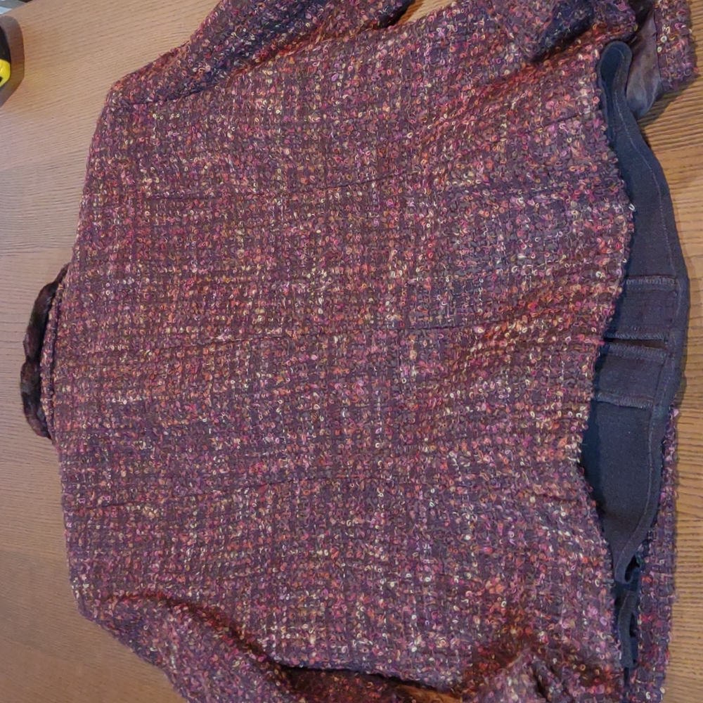 Impressive looking Woman Jacket with Removable Collar by JONES NEW YORK Size 12 - Picture 5 of 11